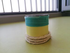 Stiftebox aus einer alten Konservendose