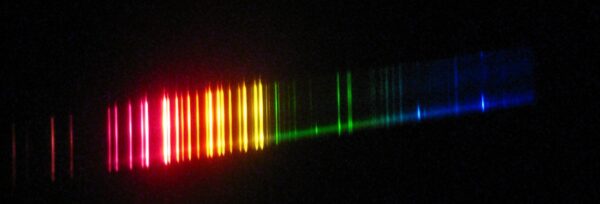Emissionsspektrum von Neon