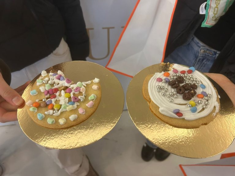 Endprodukt beim Keksedekorieren