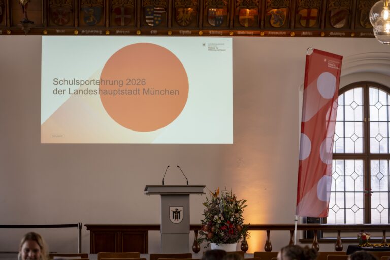 Schulsportehrungen 2026, altes Rathaus, Meunchen. 20.03.2026©Martin Hangen/hangenfoto